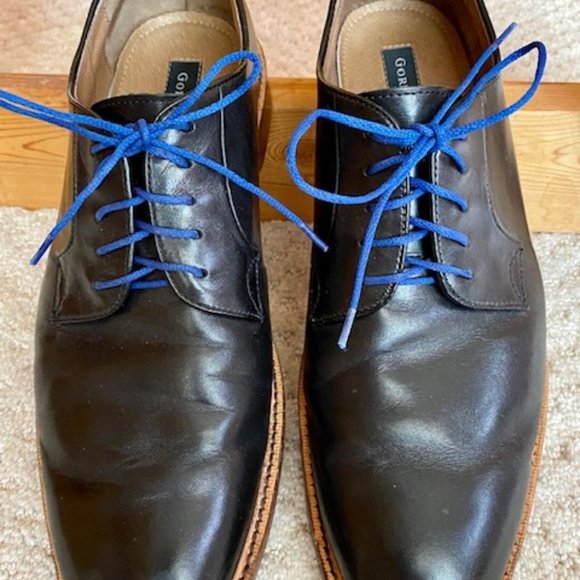 Men\'s Black Leather Oxfords main image 5